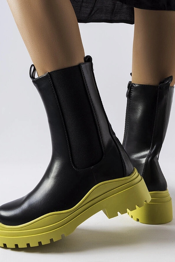 Schwarze Stiefeletten mit... 2