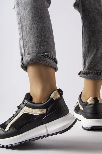 Schwarze Sneaker mit... 2