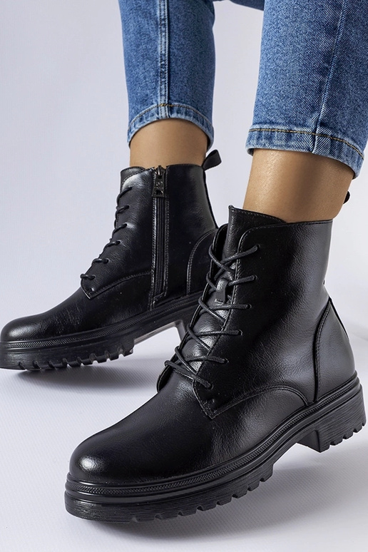 Schwarze Winter-Trekkingstiefel,...