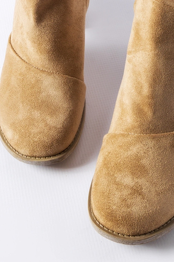 Beige Stiefeletten mit... 2