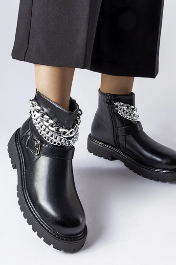 Schwarze Stiefeletten mit... 2