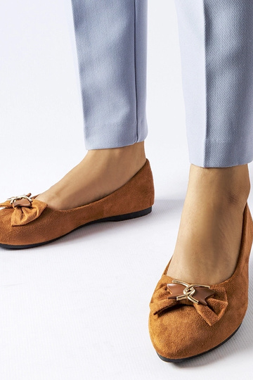 Jetté – Braune Ballerinas mit spitzer Spitze 2