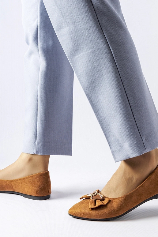 Jetté – Braune Ballerinas mit spitzer... Jetté – Braune Ballerinas mit spitzer...