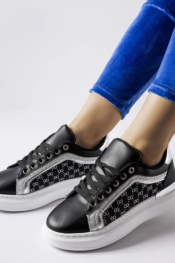 Schwarze Sneaker mit... 2