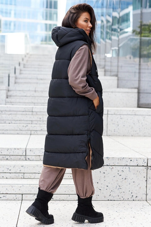 Schwarze isolierte Damenstiefeletten...