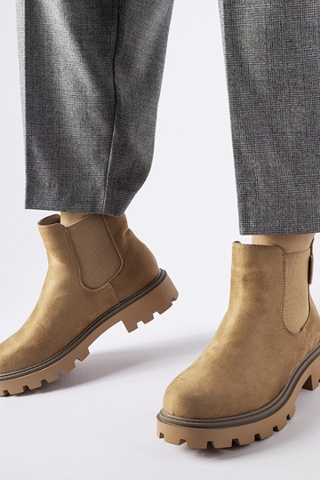 Beige Winterstiefeletten,... 2