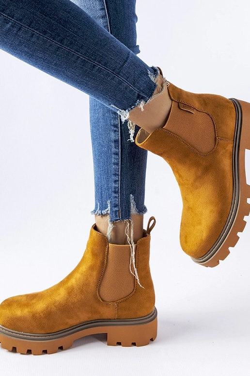 Braune isolierte Stiefeletten Big...