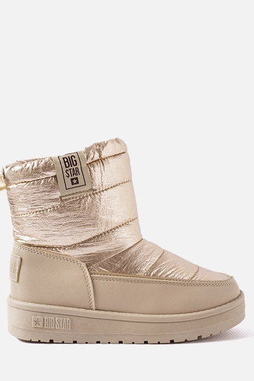 Beige Winterstiefel, „Big...