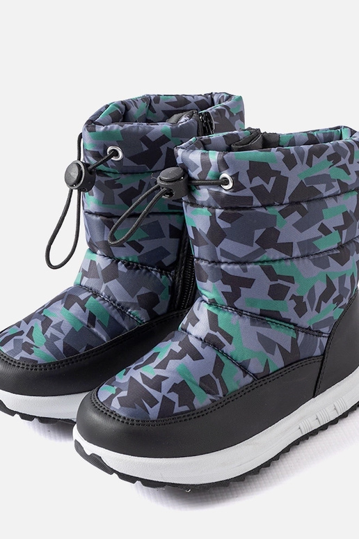 Schwarz-graue Winterstiefel, „Big... Schwarz-graue Winterstiefel, „Big...