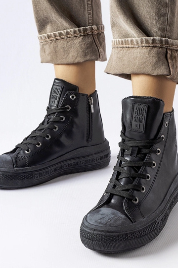 Schwarze Winter-Schuhe,...