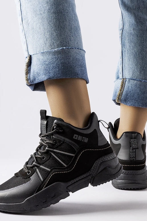 Schwarze Big Star-Stiefel KK274218