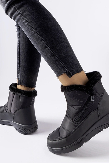Judithe – Isolierte Schneestiefel mit Reißverschluss, Schwarz 2