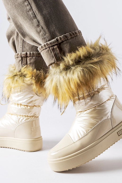 Beige isolierte Schneestiefel MM274380