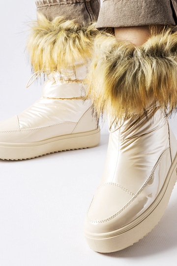 Beige isolierte Schneestiefel MM274380 2