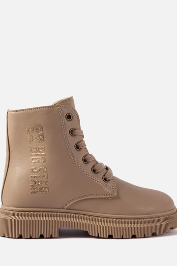 Sandfarbene Winterstiefeletten, „Big Star MM374154"