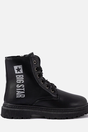 Schwarze Winterstiefeletten, „Big Star MM374152"