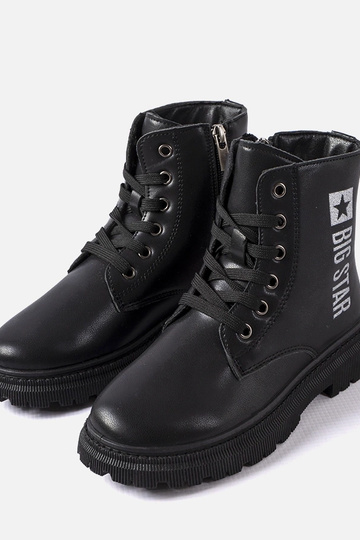 Schwarze Winterstiefeletten, „Big Star MM374152" 2