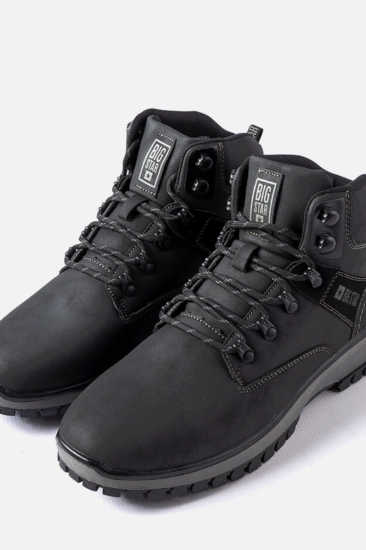 Schwarze Big Star Stiefel für Herren...