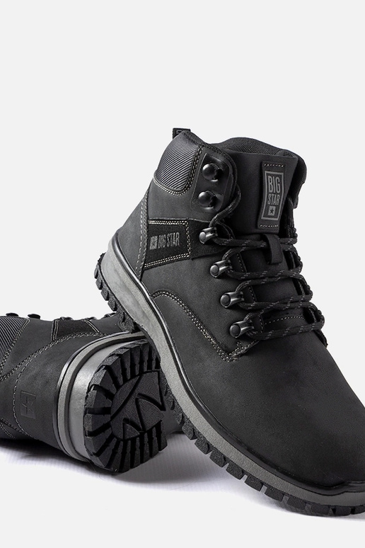 Schwarze Big Star Stiefel für Herren...