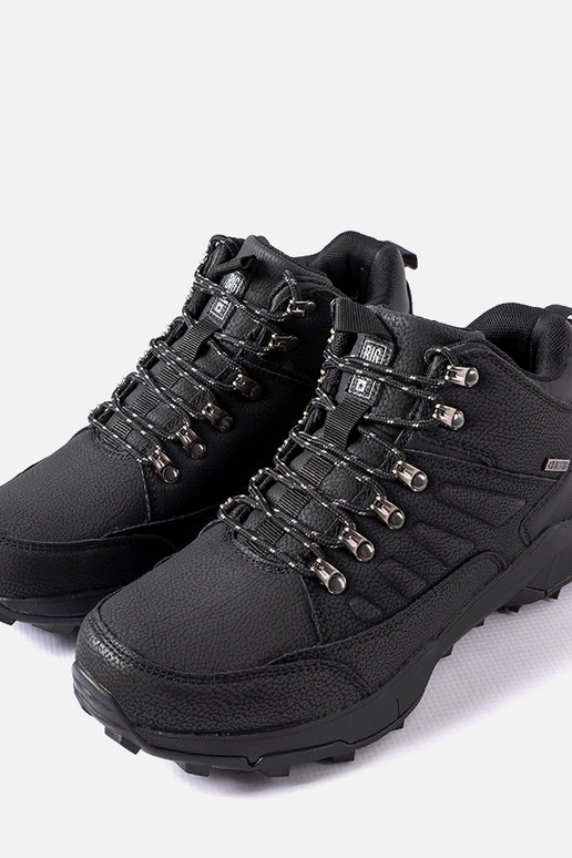 Schwarze isolierte Big Star-Stiefel...