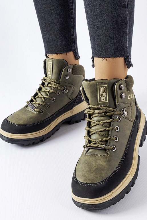 Grüne Jugendschuhe Big Star KK274220