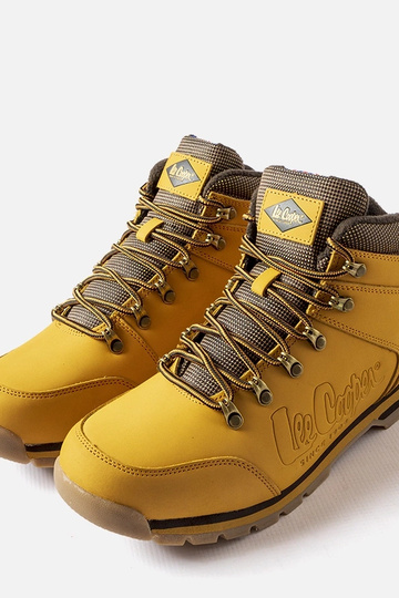 Lee Cooper Gelbe Lederschuhe LCJ-21-01-0706M 2