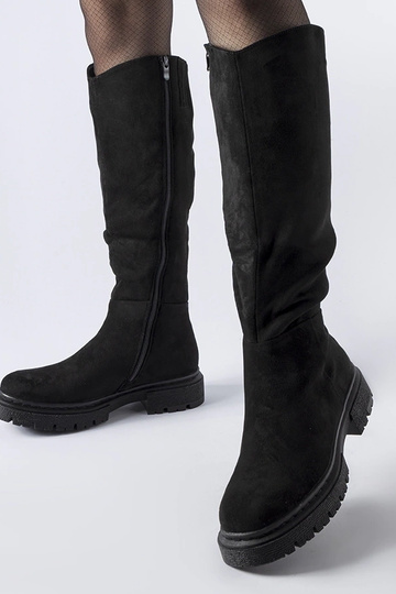 Schwarze, flache, isolierte...