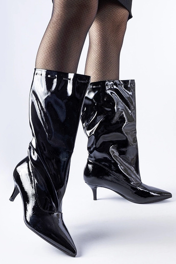 Schwarze Stiefel mit... 2