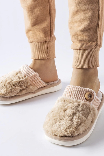 Beige isolierte Hausschuhe Lakeland