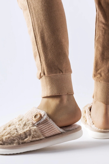 Beige isolierte Hausschuhe Lakeland 2