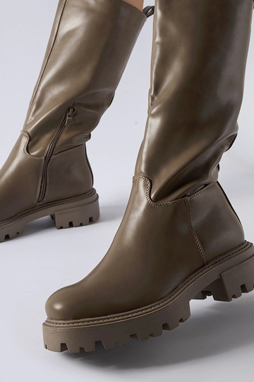 Braune isolierte flache... 2