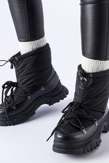 Schwarze isolierte Aubine-Schneestiefel 2