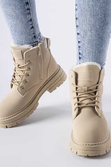 Beige gefütterte Worker... 2