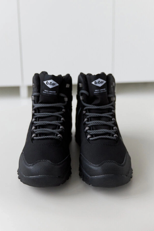 Schwarze gefütterte Herren-Trapper...