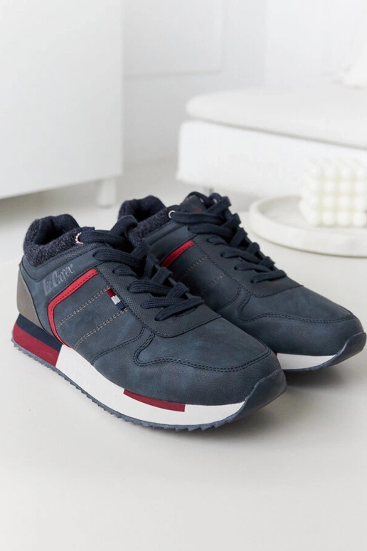 Marineblaue Lee Cooper-Sneaker...