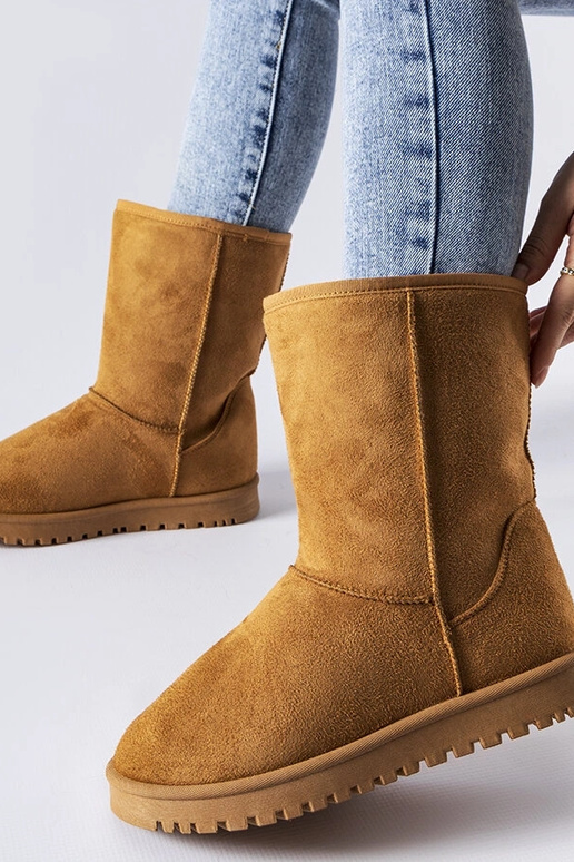 Braune gefütterte klassische...