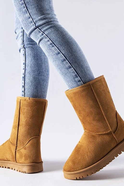 Braune gefütterte klassische...