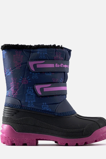 Lee Cooper Marineblaue Schneestiefel LCJ-23-44-2007K