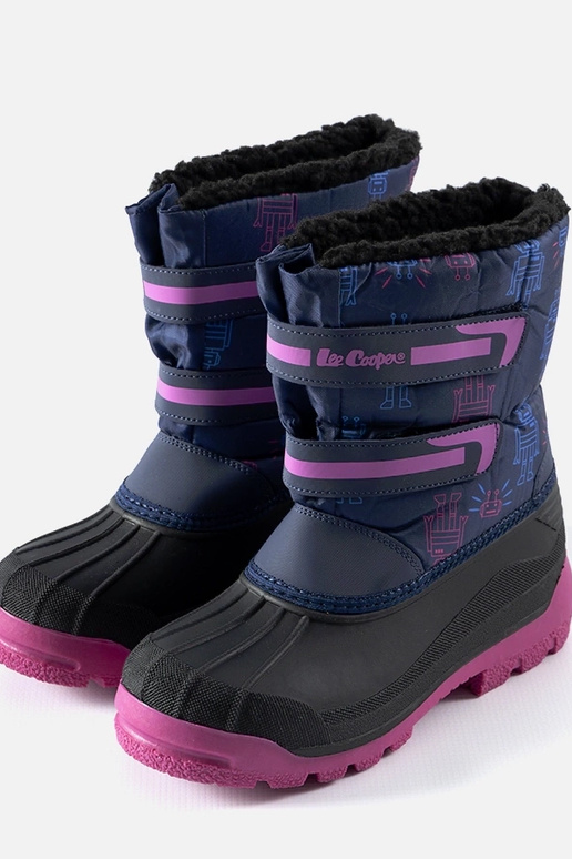 Lee Cooper Marineblaue Schneestiefel...