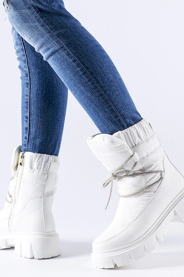 Weiße Schneestiefel mit... 2