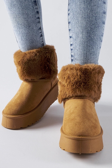 Braune Schneestiefel mit... 2