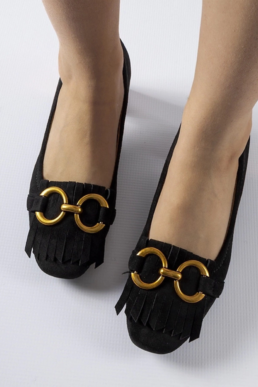 Schwarze Pumps mit Blockabsatz von Basso