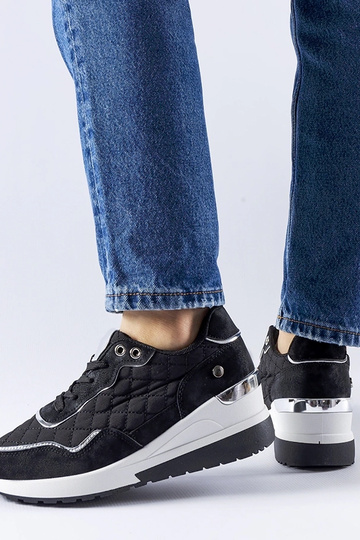 Schwarze Pisignano-Keilsneaker 2