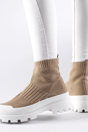 Braune Varden-Sneaker mit...