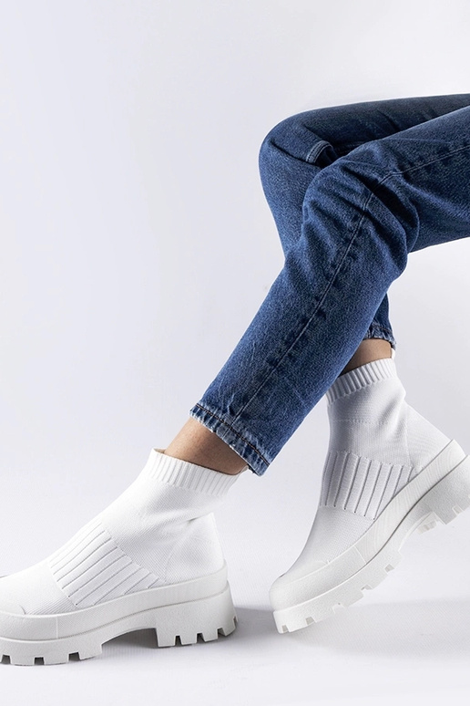 Varden-Sneaker in Weiß mit...