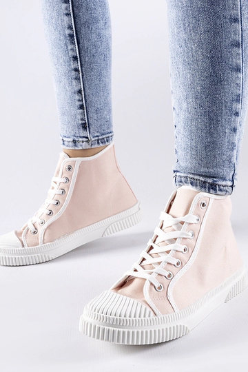 Rosa High-Top-Sneakers Pozzuolo