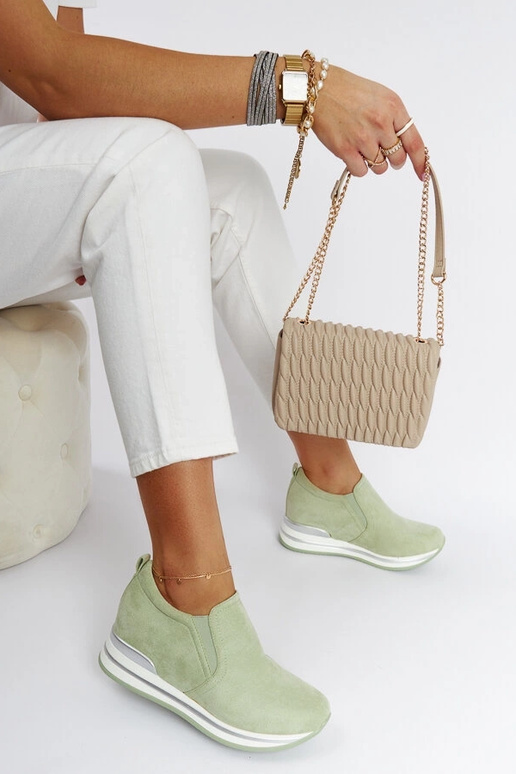 Grüne Sneakers auf Wedge Alquippa Grüne Sneakers auf Wedge Alquippa