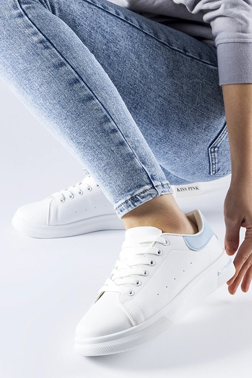 Blaue und weiße Sneaker „Leland“