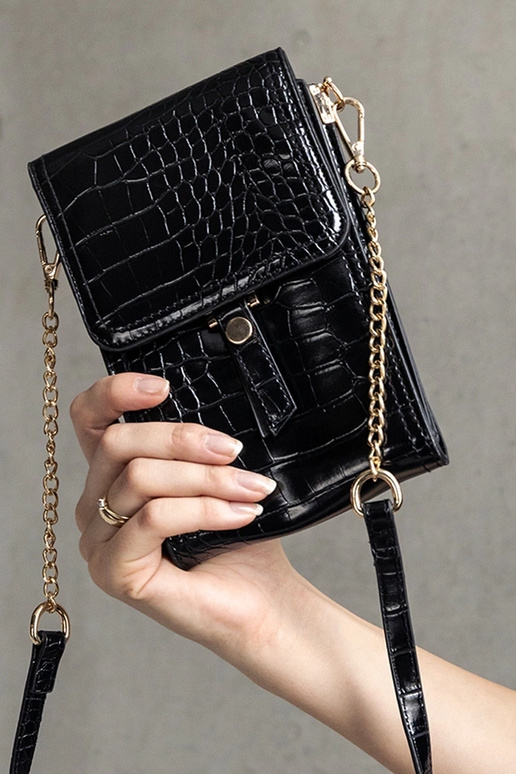 Schwarze Tasche mit Decatur-Prägung... Schwarze Tasche mit Decatur-Prägung...