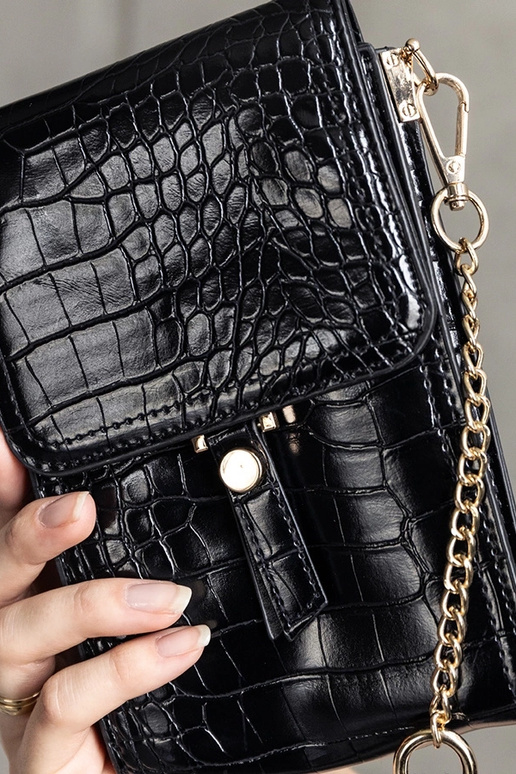 Schwarze Tasche mit Decatur-Prägung... Schwarze Tasche mit Decatur-Prägung...